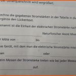 LÃ¼ckentext In Physik? Fuer Die Elektrische Stromstärke Arbeitsblatt Lösungen