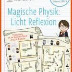 Magische Physik: Reflexion Des Lichtes â Arbeitsblatt Physik ... Fuer Brechung Des Lichts Arbeitsblatt Mit Lösungen