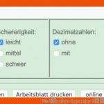 MaÃreihen Generator â Rubel Blog â Bereich Elearning Der Ruhr ... Fuer Mathe Arbeitsblatt Erstellen
