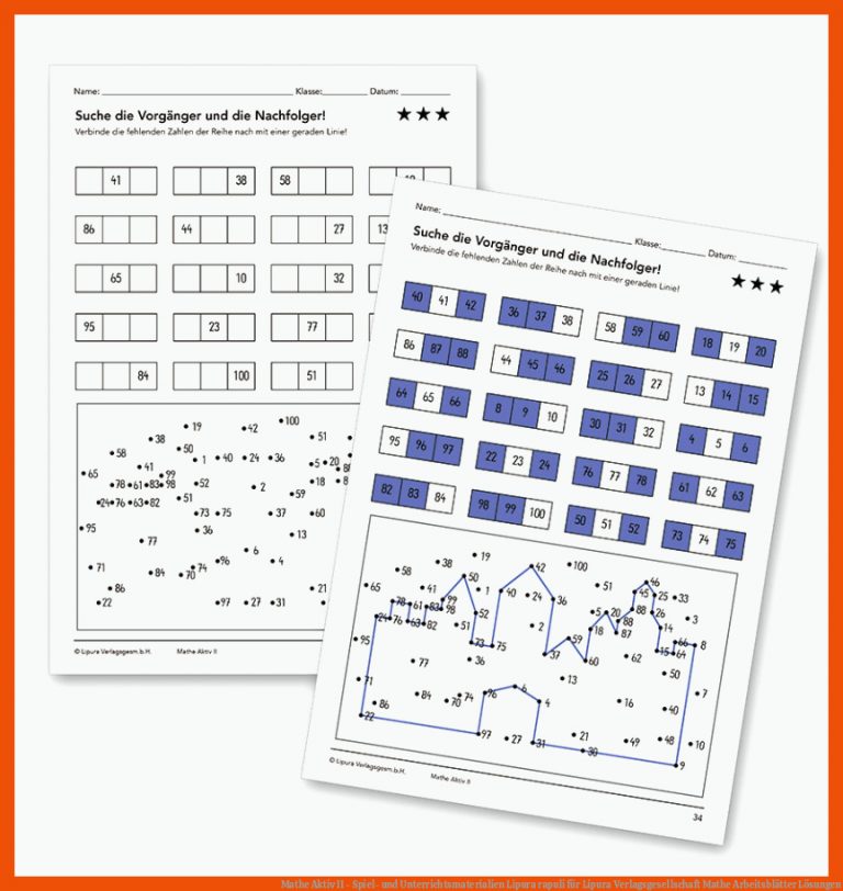 Mathe Aktiv II - Spiel- und Unterrichtsmaterialien | Lipura rapuli für lipura verlagsgesellschaft mathe arbeitsblätter lösungen