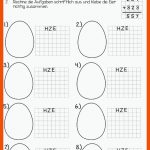 Mathe An Ostern Klasse 3 â Frau SpaÃkanone Fuer Schriftliche Addition Arbeitsblätter