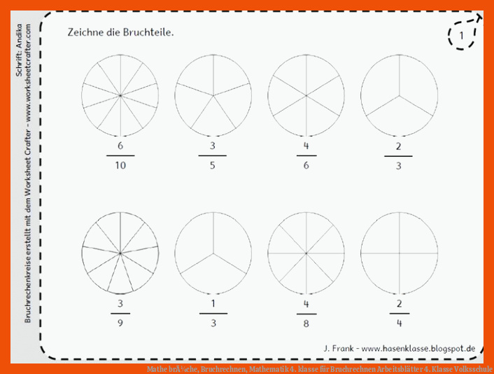 Mathe brÃ¼che, Bruchrechnen, Mathematik 4. klasse für bruchrechnen arbeitsblätter 4. klasse volksschule