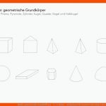 Mathe: Geometrische GrundkÃ¶rper - 5. / 6. Klasse - Mit Quizzen Fuer Geometrische Körper Arbeitsblätter Klasse 5