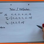 Mathe Klasse 5 / Was ist Ein Teiler Und Ein Vielfaches Einer Zahl ? Fuer Teiler Und Vielfache Arbeitsblätter 5. Klasse