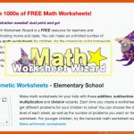 Mathe-Ãbungen (generator) - Fuer Mathe Arbeitsblätter Erstellen