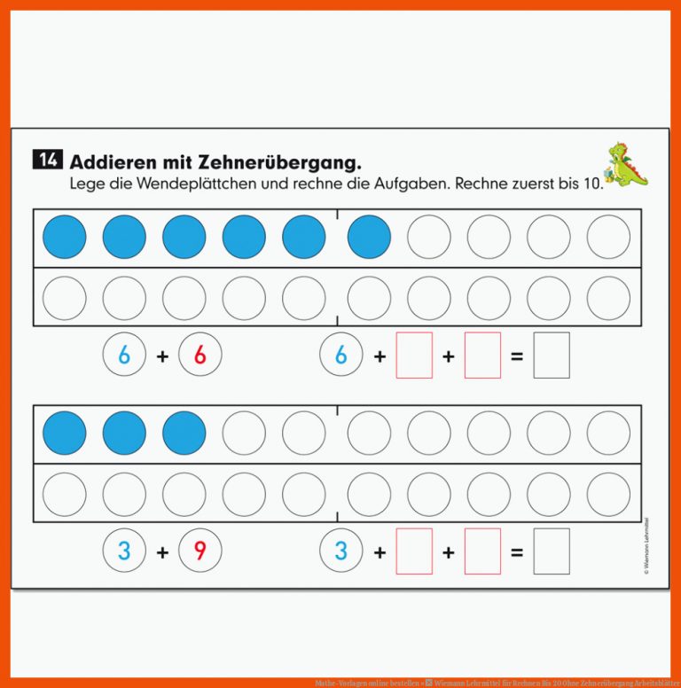 Mathe-vorlagen Online Bestellen × Wiemann Lehrmittel Fuer Rechnen Bis 20 Ohne Zehnerübergang Arbeitsblätter