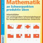 Mathematik An Schwerpunkten Produktiv Ã¼ben - 6. Klasse Buch Fuer Mathematik Arbeitsblätter Klasse 6