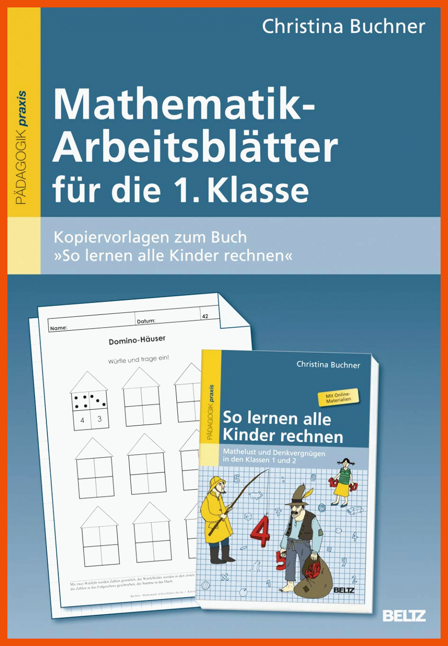 5 Arbeitsblätter Mathematik 1. Klasse - Mathe Arbeitsblätter