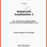 Mathematik ArbeitsblÃ¤tter (kopiervorlagen Mit LÃ¶sungen FÃ¼r Die 5.-7. Klasse) Fuer Mathematik Arbeitsblätter Klasse 7