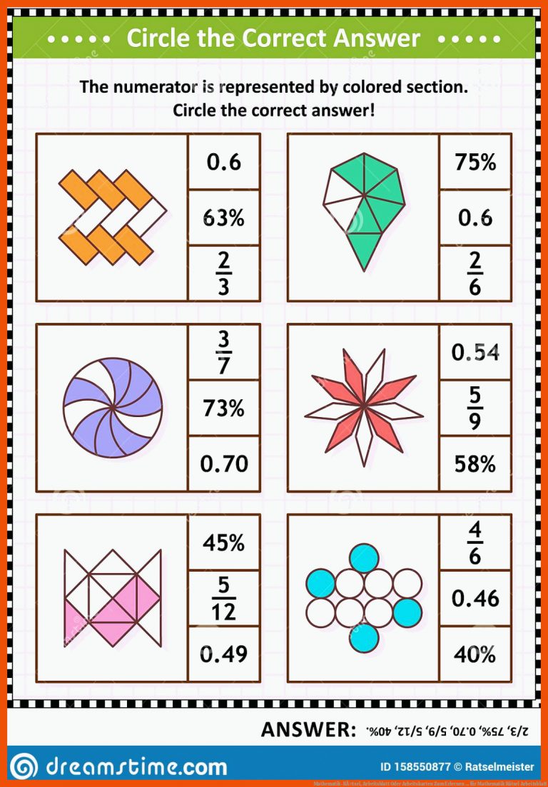 Mathematik-RÃ¤tsel, Arbeitsblatt Oder Arbeitskarten Zum Erlernen ... für mathematik rätsel arbeitsblatt