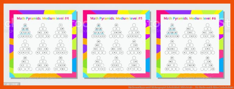 Mathematikpyramid Bildungsspiel Arbeitsblatt Mittelstufe ... für mathematik rätsel arbeitsblatt