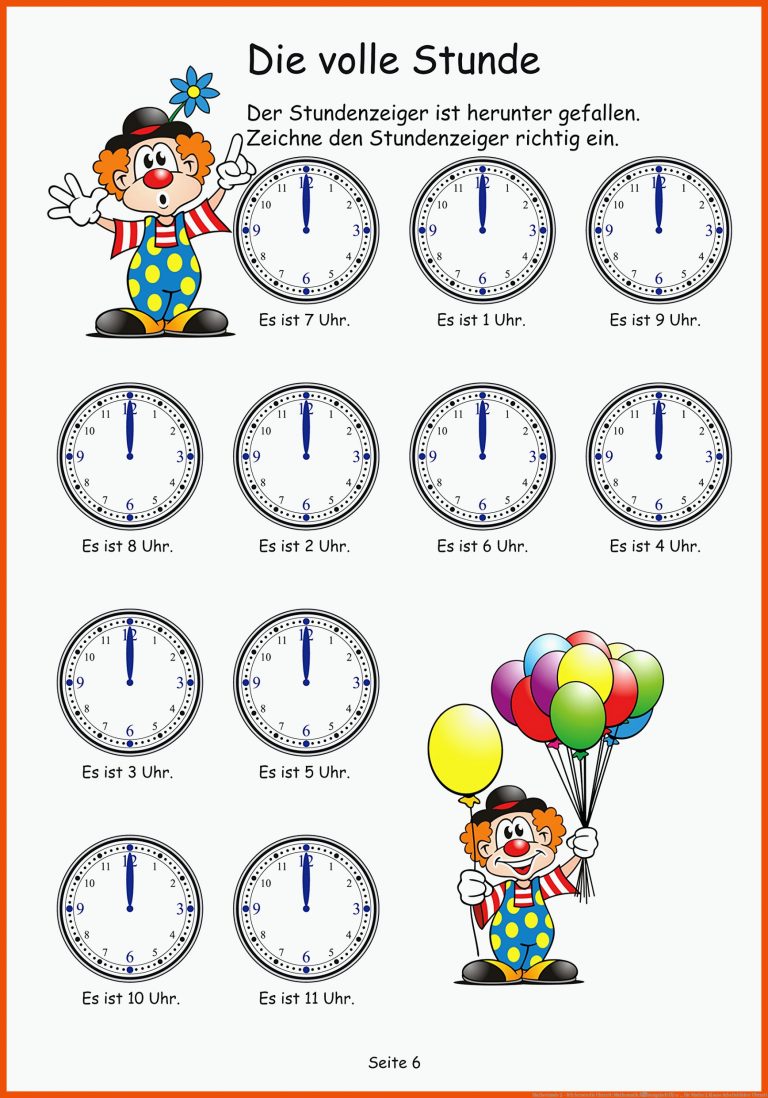 Mathestunde 2 - Wir lernen die Uhrzeit: Mathematik Ãbungsheft fÃ¼r ... für mathe 2.klasse arbeitsblätter uhrzeit