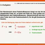 Mechanik I Lsungen 2 A Wie Lautet Das Fuer Hookesches Gesetz Arbeitsblatt Mit Lösungen