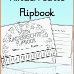 Mein Kinderrechte Flipbook â Unterrichtsmaterial Im Fach Ethik ... Fuer Philosophieren Mit Kindern Arbeitsblätter