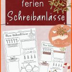 Meine Weihnachtsferien - Arbeitsblatt Mit SchreibanlÃ¤ssen (pdf ... Fuer Essen Im Mittelalter Arbeitsblatt