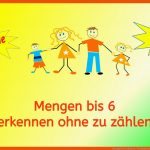 Mengen Bis 6 Erkennen - Vorschule Und 1. Klasse Fuer Arbeitsblatt Mengen Erfassen Kindergarten