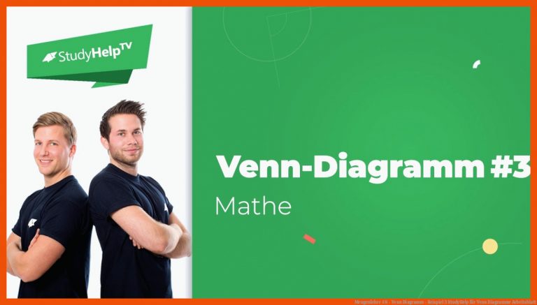 Mengenlehre #8 - Venn Diagramm - Beispiel 3 Studyhelp Fuer Venn Diagramme Arbeitsblatt