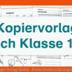 Mildenberger Verlag Gmbh - Deutschunterricht Kopiervorlagen Klasse ... Fuer Arbeitsblätter Deutsch Klasse 1 Kostenlos