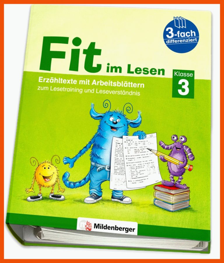 Mildenberger Verlag GmbH - Fit im Lesen â ErzÃ¤hltexte, Klasse 3 für lesetraining arbeitsblätter kostenlos