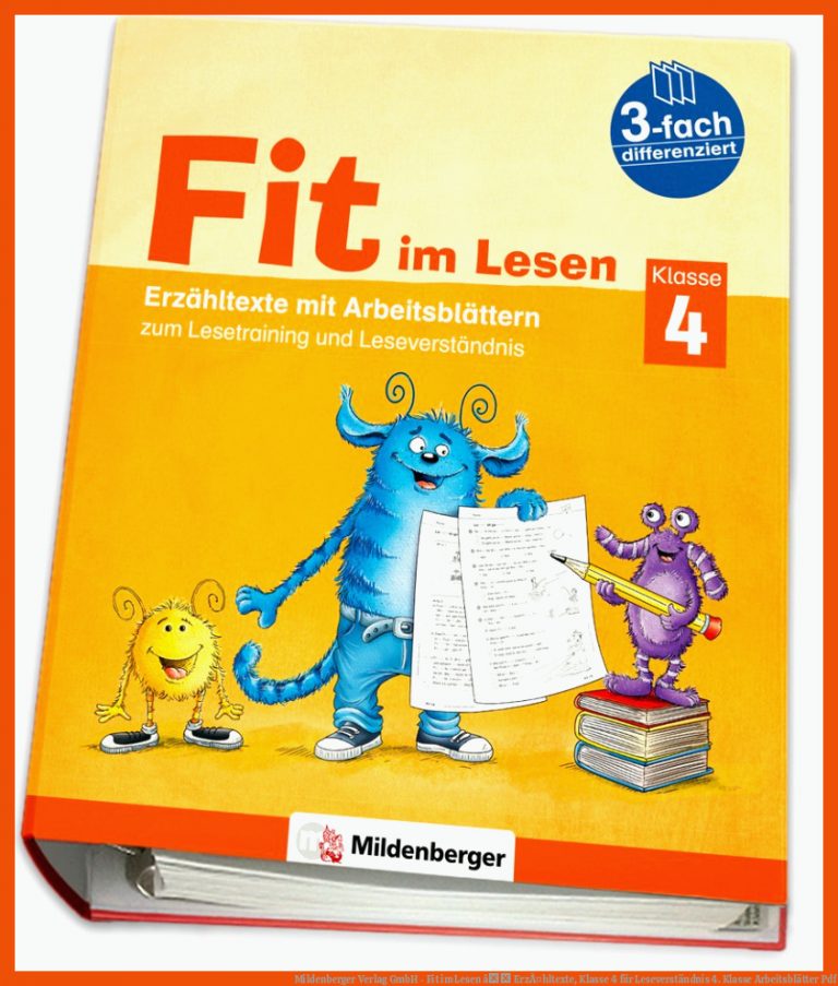 Mildenberger Verlag GmbH - Fit im Lesen â ErzÃ¤hltexte, Klasse 4 für leseverständnis 4. klasse arbeitsblätter pdf