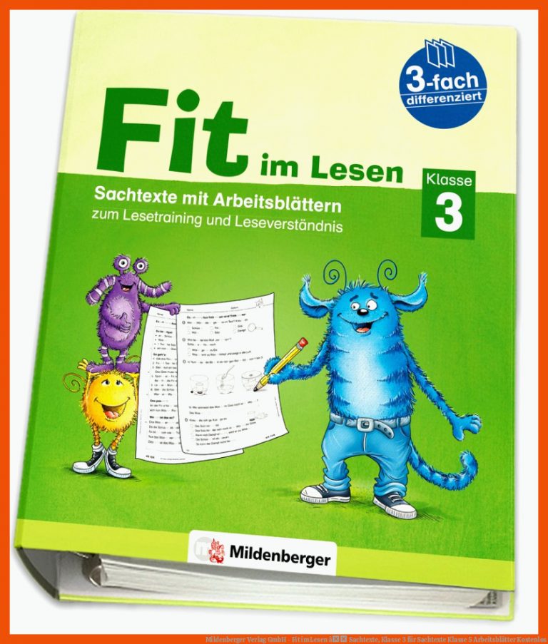 Mildenberger Verlag GmbH - Fit im Lesen â Sachtexte, Klasse 3 für sachtexte klasse 5 arbeitsblätter kostenlos