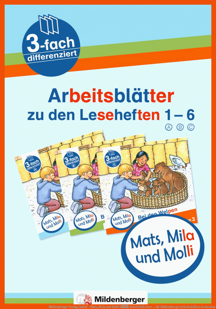 Mildenberger Verlag GmbH - Mats, Mila und Molli â ArbeitsblÃ¤tter ... für mildenberger arbeitsblätter kostenlos