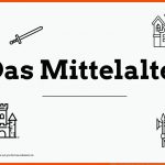 Mittelalter - Unterrichtsmaterialien - Lehrer24.de ... Fuer Kostenlose Arbeitsblätter Ritter Und Burgen Grundschule Arbeitsblätter