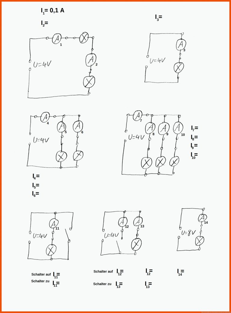 MN 8 ArbeitsblÃ¤tter für einfache stromkreise arbeitsblatt