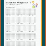 Multiplikation 4. Klasse ArbeitsblÃ¤tter Pdf Pdf Pdfprof.com Fuer Schriftliche Division Durch Dreistellige Zahlen Arbeitsblatt