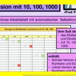 Multiplikation Und Division Mit 10, 100 Und 1000 - Ipad-teacher Fuer Multiplikation Bis 100 Arbeitsblätter