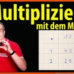 Multiplizieren Mit Dem Malkreuz Einfach ErklÃ¤rt Von Lehrerschmidt Fuer Malkreuz Arbeitsblatt
