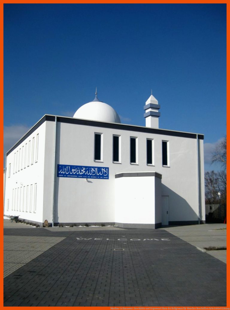 Muslime in Hannover: Geschichte und Gegenwart | Haus der Religionen für moschee beschriften arbeitsblatt lösung
