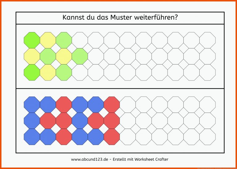 Muster erkennen und weiterfÃ¼hren - für arbeitsblätter deutsch förderschule kostenlos