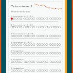 Muster Fuer Geometrie Muster fortsetzen Arbeitsblatt