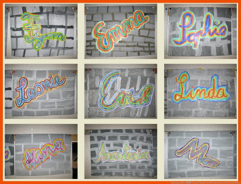 Namensgraffitis â Prima(r)blog für graffiti kunstunterricht arbeitsblätter