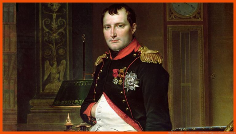Napoleon Bonaparte - Ein Lebenslauf - [geolino] Fuer Napoleon Steckbrief Arbeitsblatt