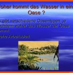 Oasen Fuer Oasentypen Arbeitsblatt