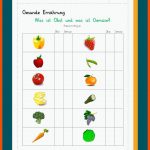 Obst Und GemÃ¼se Fuer Ernährungs Quiz Arbeitsblatt