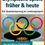 Olympische Spiele FrÃ¼her & Heute Fuer Olympische Spiele Antike Arbeitsblatt