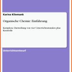 Organische Chemie: EinfÃ¼hrung - Grin Fuer Naturwissenschaftlicher Erkenntnisweg Arbeitsblatt