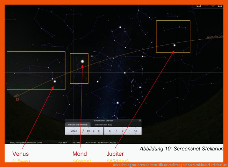 Orientierung am Sternenhimmel für orientierung am sternenhimmel arbeitsblatt