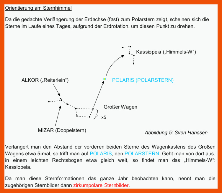 Orientierung am Sternenhimmel für orientierung am sternenhimmel arbeitsblatt