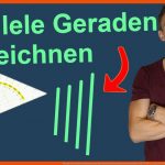 Parallele Geraden Erkennen Und Mit Geodreieck Zeichnen Anschaulich Schritt FÃ¼r Schritt ErklÃ¤rt #1 Fuer Parallele Und normale Geraden Arbeitsblätter