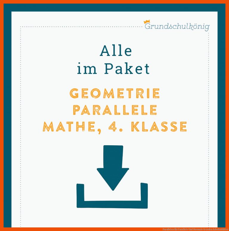 Parallelen für parallele und normale geraden arbeitsblätter