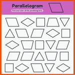 P?dagogisches Arbeitsblatt F?r Kinderkindergarten, -vorschule Und ... Fuer Parallelogramm Arbeitsblatt