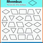 P?dagogisches Arbeitsblatt F?r Kinderkindergarten, -vorschule Und ... Fuer Parallelogramm Arbeitsblatt