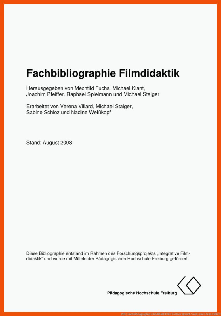 Pdf) Fachbibliographie Filmdidaktik Fuer Kästner Besuch Vom Lande Arbeitsblatt