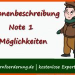 Personenbeschreibung Grundschule - Anleitung, Beispiel Und Vorlage Fuer Personenbeschreibung Englisch Arbeitsblatt