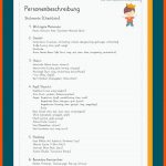 Personenbeschreibung Personenbeschreibung Grundschule ... Fuer Personenbeschreibung Englisch Arbeitsblatt