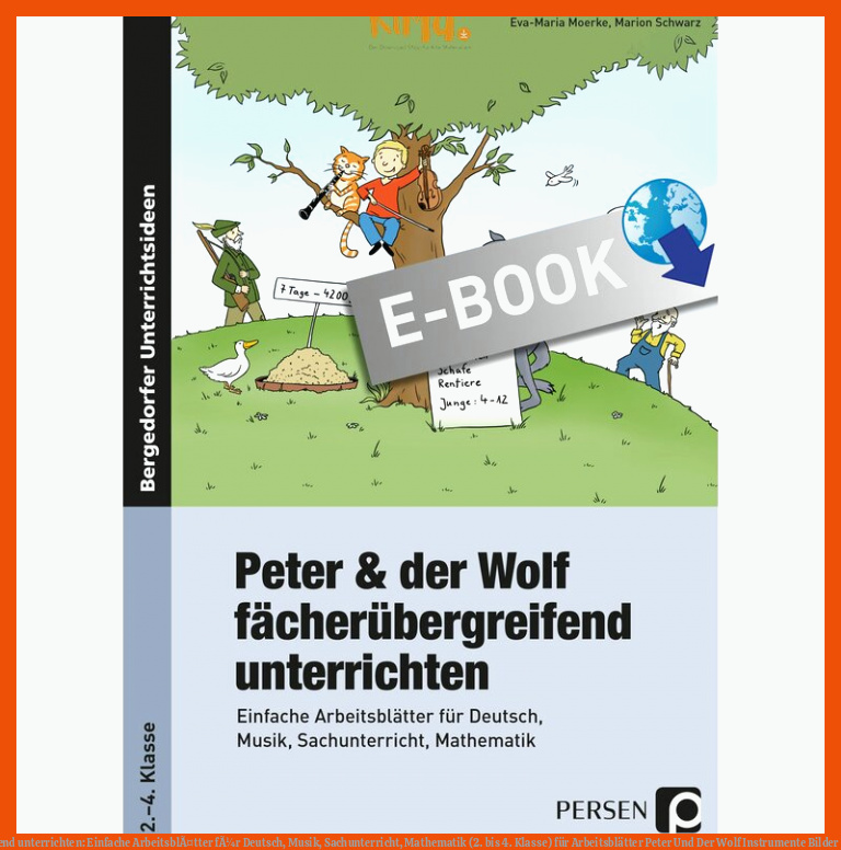 Peter & der Wolf fÃ¤cherÃ¼bergreifend unterrichten: Einfache ArbeitsblÃ¤tter fÃ¼r Deutsch, Musik, Sachunterricht, Mathematik (2. bis 4. Klasse) für arbeitsblätter peter und der wolf instrumente bilder